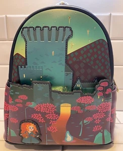 Loungefly Disney Brave Princess Castle  Backpack NEW - Picture 1 of 10
