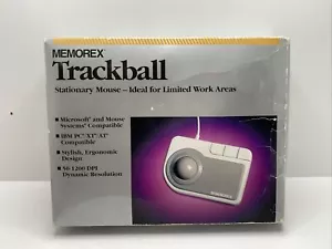 Memorex Trackball Stationary Mouse (3202-2313) Model 300. UNTESTED - Picture 1 of 6