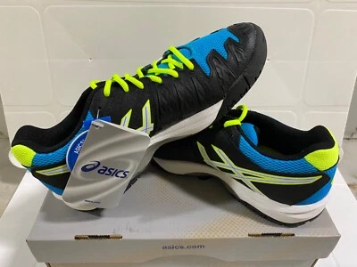 Tênis infantil ASICS Gel-Resolution 6 GS ônix/branco/azul atômico - Imagem 1 de 3