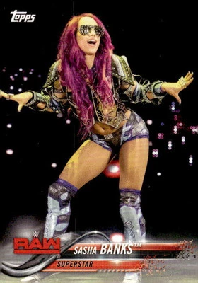 Sasha Banks 2018 Topps WWE Then Now Forever - #171 - - Image 1 of 2