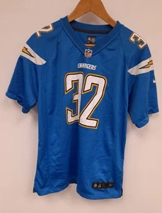Nike Boy's San Diego Chargers Weddle NFL Blue Size 14 Jersey - Picture 1 of 3