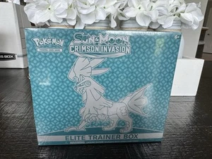 Pokemon SUN AND MOON CRIMSON INVASION Elite Trainer Box ETB New SEALED - Picture 1 of 5