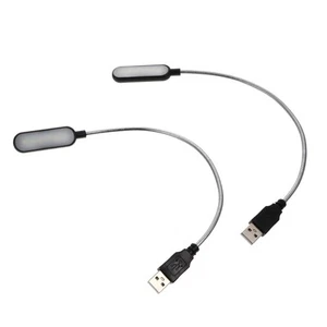 2 PCS Tragbares USB -Licht USB-betriebenes USB-Schreibtischlampe - Photo 1/12