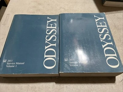 Honda Odyssey 2011 manual de reparación de servicio volumen 1 y volumen 2 P/N: 61TK800 Foto 1 de 4