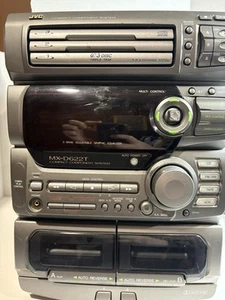 JVC MX-761T Dolby 3-Disc CD Changer Dual Cassette AM/FM Stereo Receiver TESTED - Picture 1 of 10