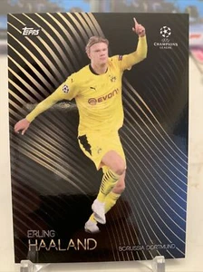 2020-21 TOPPS UEFA ERLING HAALAND UCL KNOCKOUT BVB ON DEMAND SET CARD 31 PR 9072 - Picture 1 of 2