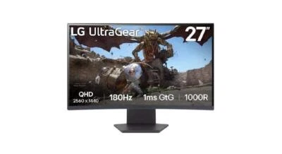 LG ELECTRONICS LG 27GS60QX-B. TFT Monitor Curvo 68,4 cm (27 pollici), Nero