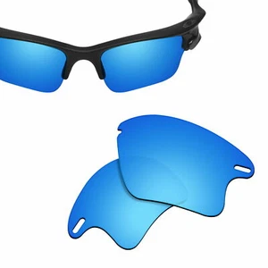 Polarized Replacement Lens for-OAKLEY Fast Jacket XL Sunglasses Ice Blue UVA&UVB - Picture 1 of 5