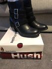 Hush Puppies Black Ankle Boots. UK 3 BN With Box.