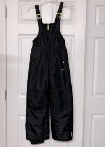 Champion Insulated Venture Dry Ski Bibs Pants Overalls Black Green Sz M (8-10) - Picture 1 of 5