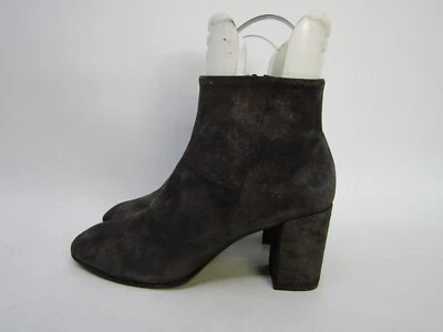Coclico Womens Size 40 EUR Gray Suede Zip Ankle Fashion Boots Bootie - Image 1 of 4