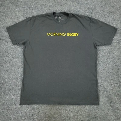 Camiseta Paramount Masculina Grande Cinza Morning Glory Filme Gráfico Manga Curta - Imagem 1 de 4