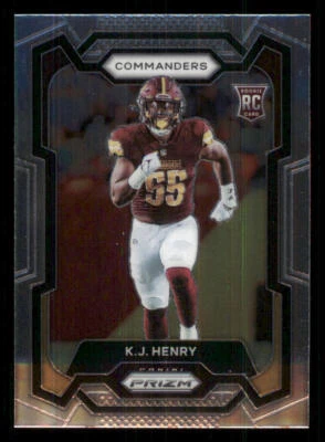 2023 Panini Prizm #400 K.J. Henry RC - Image 1 of 2