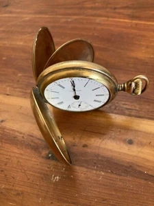 Waltham Mass 15 Jewels USA Pocket Watch. Early 1900's | Running | No Crystal - Picture 1 of 19