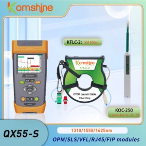 FTTH QX55 OTDR 1310/1550nm Built in 10mw VFL,Loss Power Meter,Fiber Slitter 1:16 - Picture 1 of 43