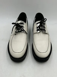 3.1 Phillip Lims White Black Leather Oxford (Size 40) Good Preowned #A - Picture 1 of 10