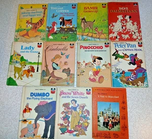 11 Walt Disney "1st Edition/Bookclub Edition "Wonderful World of Reading" Books - Picture 1 of 5