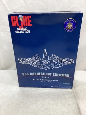NUEVO 1998 De Colección GI Joe Marina de los Estados Unidos USS Connecticut Crewman Muñeca Figura ENVÍO GRATUITO Foto 1 de 4