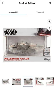 NEW World Tech Toys Star Wars Millennium Falcon Motion Sensing Drone Quadcopter - Picture 1 of 13