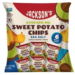 Jackson s Honest Sweet Potato Chips Multipack, 1 Ounce, 6 Per Case - Picture 1 of 5