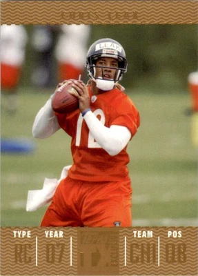 2007 Topps TX Exclusive Bronze #128 Chris Leak RC Chicago Bears /149 - Image 1 of 2