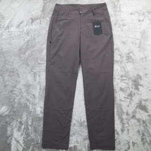BYLT Ace Pant 2.0 Pants Mens 30 Charcoal Gray Stretch Polyester Slim Fit New - Picture 1 of 21