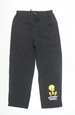H&M Girls Black Jogger Trousers, Size 10, Looney Tunes Tweety - Изображение 1 из 4