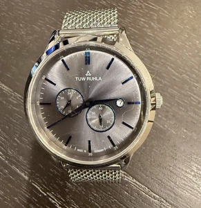 Tuw Ruhla Automatic Men's Watch Classic and Simple w/ Stainless Steel Band - Picture 1 of 14