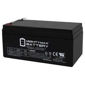 Mighty Max 12V 3AH SLA Replacement Battery for Cyber Power CP425 VA, CPS300SL - Picture 1 of 6