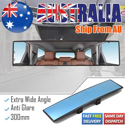 Car Interior Anti glare Wide Angle Panoramic Rearview Rear View Mirror Packing - image 1 of 4