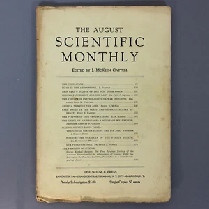 THE SCIENTIFIC MONTHLY - Aug 1932 - The Crime of Archeology by Herdman F Cleland - Imagen 1 de 8