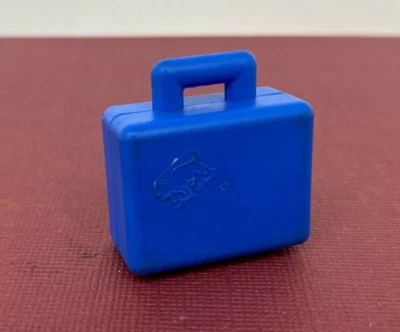 Vintage Lego ☆ DUPLO ☆ Briefcase / Suitcase /  Blue Bag Accessory - Opens #3 - Image 1 of 4