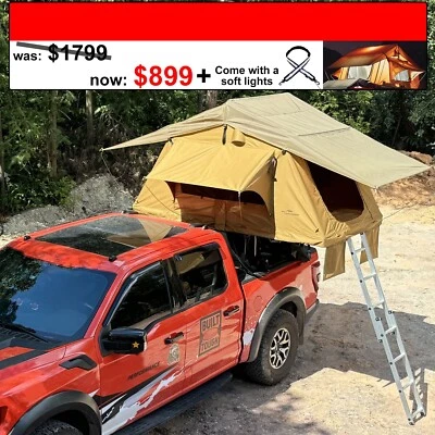 Tienda de techo Topautogear para 2-3 personas para camioneta Jeep SUV con escalera Foto 1 de 4