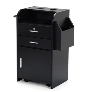 RESHABLE Salon Rolling Cart Station Beauty Barber Spa Storage Trolley w/2 Drawer - Picture 1 of 12