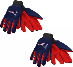 Set di 2 guanti da lavoro NFL Football Team colorati palmo utility - taglia unica per la maggior parte - Foto 1 di 11