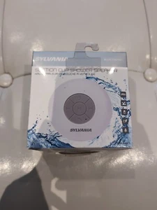 Sylvania Enceinte de Douche Bluetooth Étanche Portable Résistant à l'Eau Ventouse - Photo 1 sur 1
