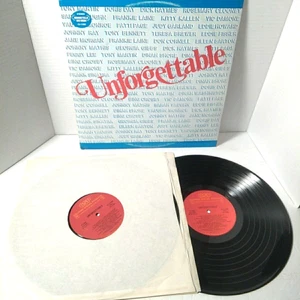 Unforgettable Nat King Cole Tony Bennett Sinatra Double Vinyl LP Records C211003 - Picture 1 of 7