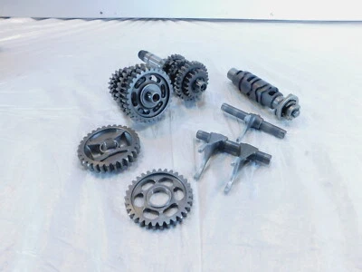 2001-2004 Suzuki Intruder Volusia 800 VL800 Transmission Gears w/ Drum & Forks - Image 1 of 4