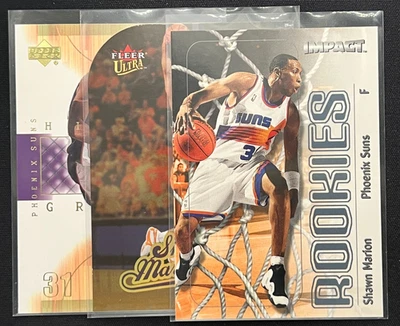 Shawn Marion 3 张卡套装 Fller Impact,Fleer Ultra Gold 奖章,Upper Deck — 第 1/4 张图片