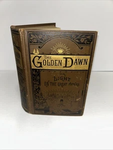 The Golden Dawn Or Light On The Great Future by Rev JH Potts Rare 1881 HC Death - Picture 1 of 20