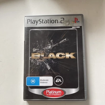 Black Complete + Manual - Sony Playstation 2 PS2 Game - Tested & Working - PAL - Image 1 of 3