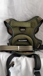 Bumbin Tactical Dog Harness Size Small Army Green with Leash NEW - Picture 1 of 7