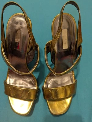 Gold/Silver Chunky Heels Calvin Klein - Image 1 of 3