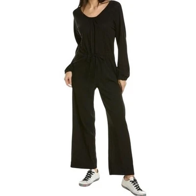 Mono negro para mujer WILT manga larga pierna ancha lazo trasero informal talla XS Foto 1 de 4