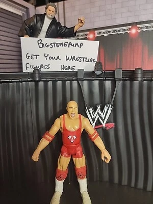Kurt Angle Titan Tron Live Jakks Pacific 1999 WWE WWF Action Figure Red Rare TNA - Image 1 of 3