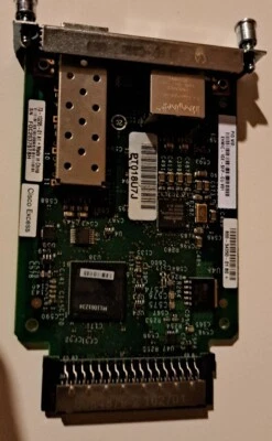 Cisco EHWIC-1GE-SFP-CU (1-Port Gigabit RJ45 & SFP Module) EHWIC 1GE SFP-CU - Image 1 of 2