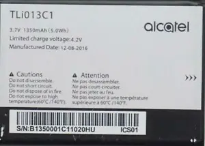 New OEM Original Genuine Alcatel One Touch Go Flip V 4051S 4052 TLi013C1 Battery