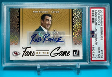 2019 ROB RIGGLE Panini Donruss Fans Of The Game FTG2 AUTO PSA10 Gem Mt KC CHIEFS