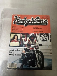 Vintage Harley Women Magazine July / August 1990 Strugis Preview - Picture 1 of 8