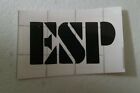 ESP Vinyl BLACK Headstock Decal